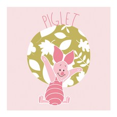 아이러브페인팅 DIY 위니 더 푸우 캐릭터 그리기 25 x 25 cm, 행복한 피글렛