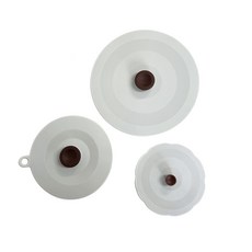 PAMIRE 帕米爾 矽膠多用途蓋子 3款組 Set - 11cm, 13cm, 18cm, 灰色, 杯蓋(11cm)+飯鍋蓋(13cm)+湯鍋蓋(18cm), 1組
