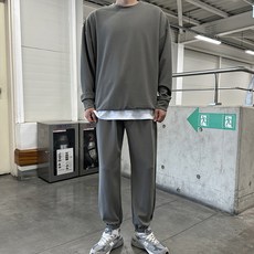머시따 에이플 맨투맨 + 조거팬츠 세트
