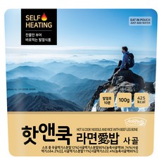 이지밥 핫앤쿡 라면애밥 사골, 1개, 100g - 앤쿡사골