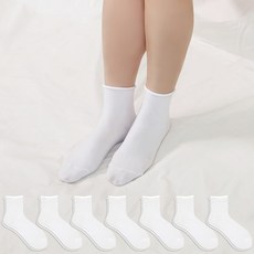구냥씩 여성용 돌돌이 무압박 양말 8켤레