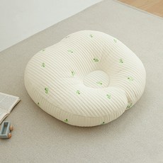 아솜느 유아용 순면 100수 자수 역류방지 쿠션, 솜룡이