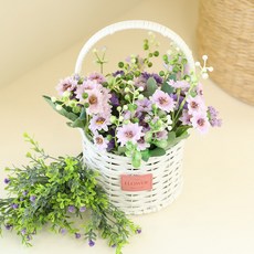 조아트 조화 인테리어 성묘 꽃 샤인 데이지 6p, 퍼플