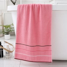 소니오 심플 소프트 샤워 바스타월 200g 폴리에스테르사, 04 핑크, 1개