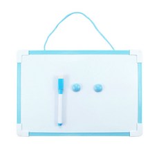 클리니스 미니 칠판 + 펜 + 자석 2p 세트 블루, PVC