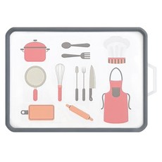 리틀래빗 일러스트 멀티 양면 스텐 도마, 랜덤 발송, 1개