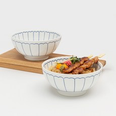 모루 일본풍 도자기 면기, 하나, 2개