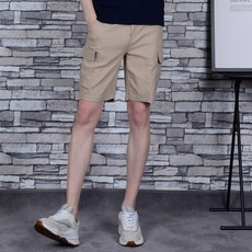 남성용 IN하이스판 밴딩 카고 반바지