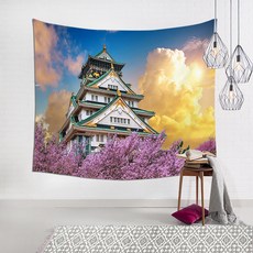 알럽홈 일본 벚꽃 풍경 태피스트리