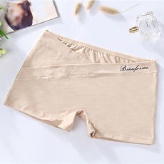 편한 고무줄 레터링 사선 트임 임산부 사각 팬티