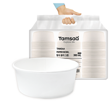 Tamsaa 紙碗 380ml, 優質原紙製, 150入一組, 150個, 1包