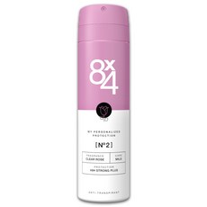 8X4 에어리 퍼퓸 데오 미스트 No 2 클리어로즈, 150ml, 1개