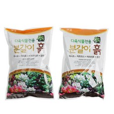 갑조네 다육식물 전용 분갈이 흙 1.5kg, 2개