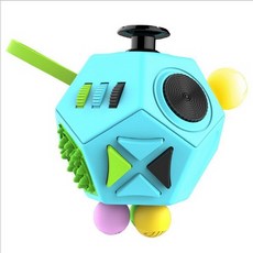 那就是 Kidult Fidget 12 面立方體, B 藍色