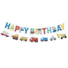 宣布汽車生日派對花環套組, 混色, 1組