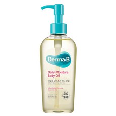 Derma B 日常保濕身體護膚油, 99%植物油來，安心滋潤身體肌膚, 200ml, 1瓶