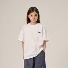 예일키즈 아동용 예일 에센셜 코튼 로고 반팔 티셔츠 YJPTHSD23044