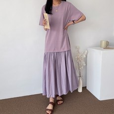 보리맘 레비 빅사이즈 롱 임부복 원피스 Z323