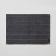 한샘 BAISQUE 스트라이프 타월 발매트, 다크그레이 다크그레이