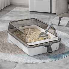 딩동펫 클린백 고양이 화장실, 화이트, 1개 화이트, 1개