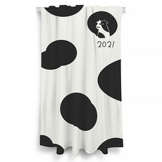 알럽홈 카우프린팅 컨실 멀티커튼