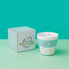 Dayneeds 三麗鷗明星系列 帕恰狗 餐具3件組, 1組, 分隔餐盤+大碗+小碗, 帕恰狗款