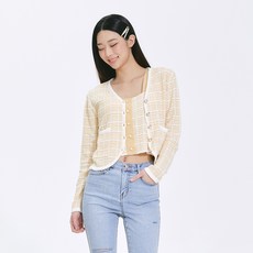 마쥬트위드가디건