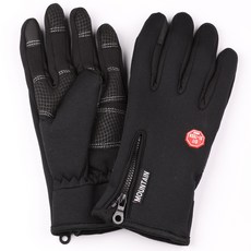 PANIPAO Mountain Wind Gloves 冬季手套, 黑色的