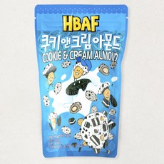 바프 쿠키앤크림 아몬드, 190g, 1개