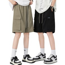 씨티라이프카멜 카고 냉장고 반바지 2p