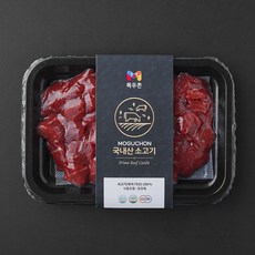 목우촌 국내산 소고기 양지 세절 2등급 국거리용 (냉장), 1개, 200g
