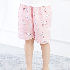 Kids Line 孩童5分壓紋睡褲