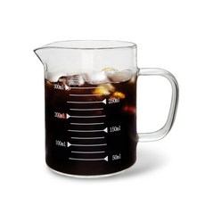 Mir 耐熱玻璃手把量杯 350毫升, 透明色, 350ml, 1個