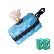 벨류하우스 반려동물 생분해 배변봉투 180p + 케이스 세트, 01 블루, 1세트