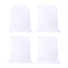 대한 베이직 폴리 촬영용 배경천 6 x 7m, 4개, 단일상품(화이트)