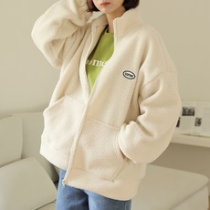 빼빼 인조양털 뽀글이 집업 자켓