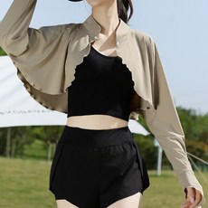 Market A女款簡約涼感高爾夫防曬面罩