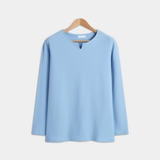 탑보이 앞트임 엠보 긴팔티 LW010