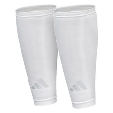 adidas 愛迪達 吸濕排汗壓縮小腿套, 1雙, 白色