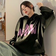 어썸풀 여성용 앤앤 후드티셔츠 A24FT071838