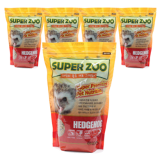 SuperZoo 고슴도치 사료, 600g, 5개