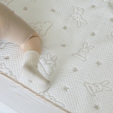 BEBEDECO 幼兒用Duralon喜馬拉雅涼感墊, 1個, 幸運兔