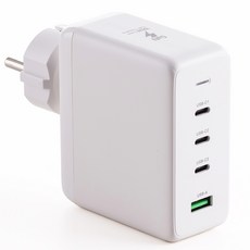 플라이토 GaN 150W PD 초고속 멀티 충전기 4포트, 화이트, 1개