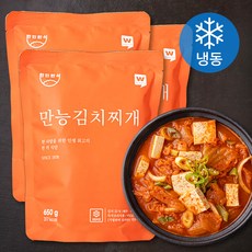 한인한식 만능 김치찌개 냉동 650g 3개