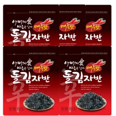 아버지사랑 마음을 담아 매운맛 돌김자반, 50g, 5개