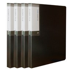 현풍 30매 프론티어 화일 인덱스 A4, 흑색, 4개