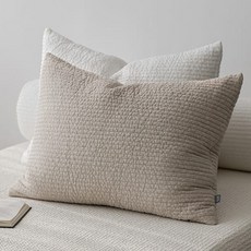 인견누빔베개커버