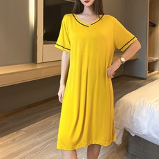 A-Hope簡約的孕婦莫代爾連身睡衣
