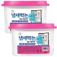 생활공식 냄새먹는 냉장고 탈취제, 300g, 2개