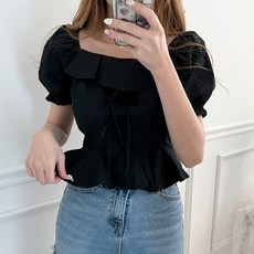 뒷리본블라우스